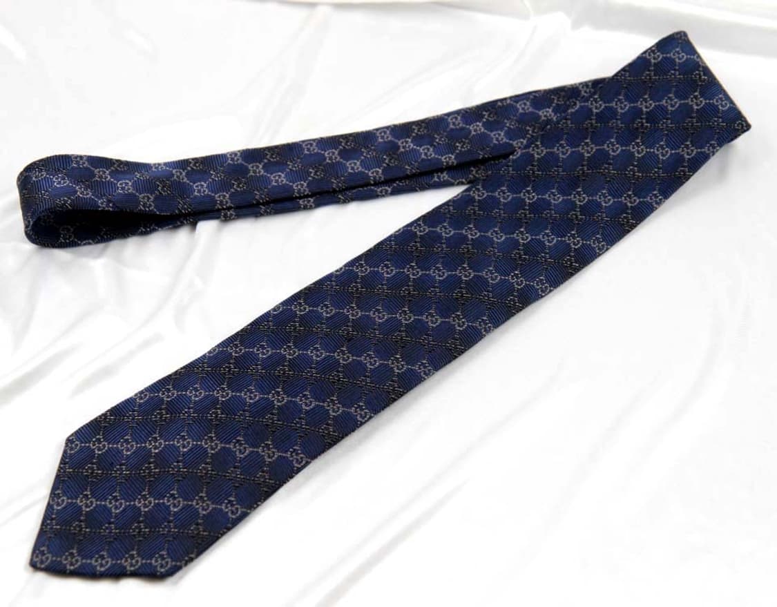 구찌 8cm A+등급 GG로고 남자 명품 넥타이 상품이미지4