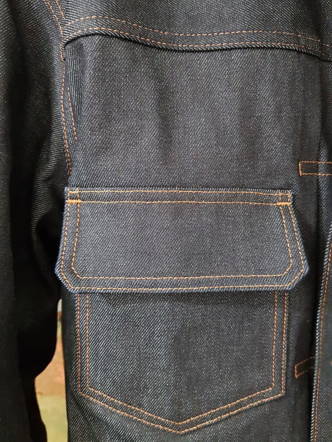 아페쎄 APC VESTE PLUS FM × 프릭스토어 별주 데님 자켓 상품이미지6