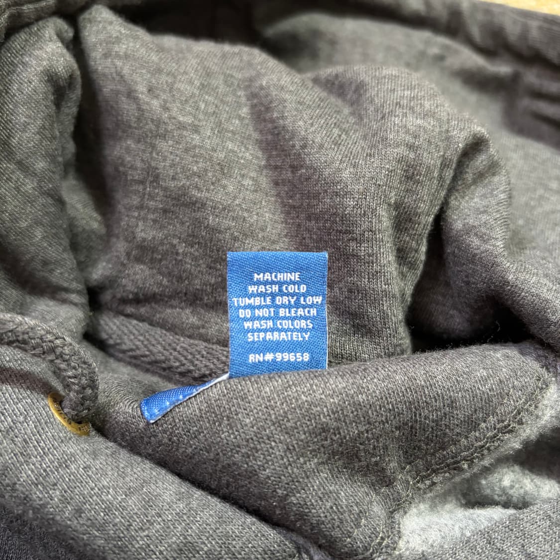 잔스포츠 Harvard 기모 후드집업 차콜(S) 상품이미지4