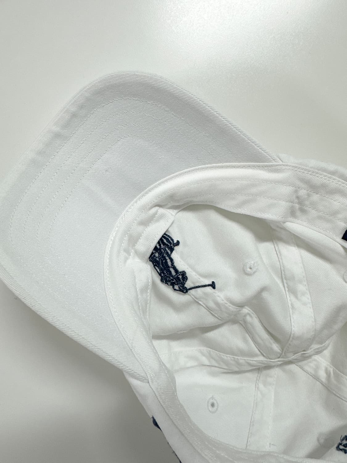 폴로랄프로렌 유니섹스 빅포니 화이트 볼캡 상품이미지3