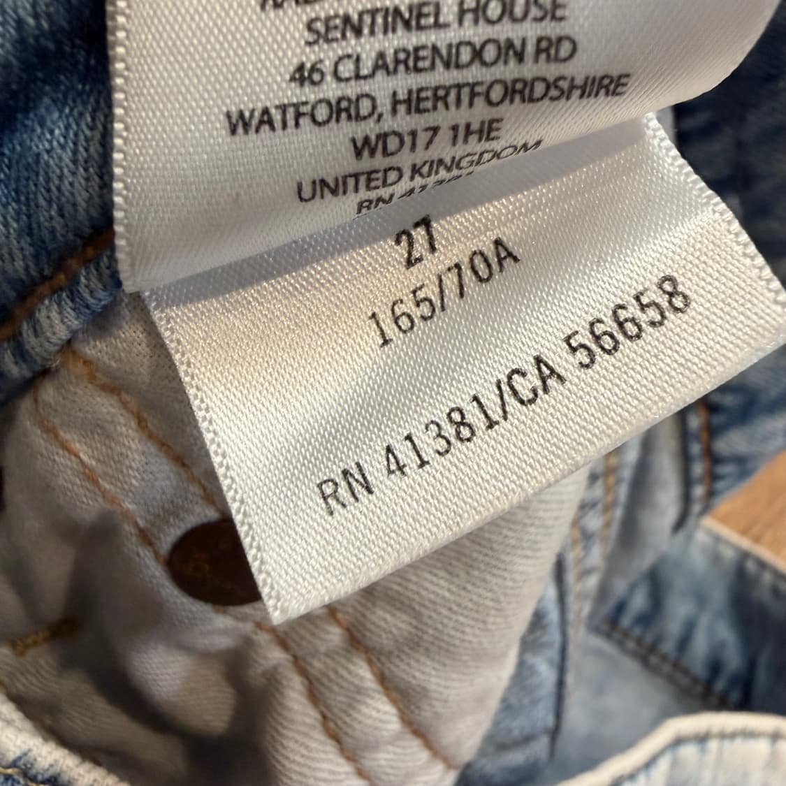 폴로 랄프로렌 와이드 연청 팬츠  상품이미지5