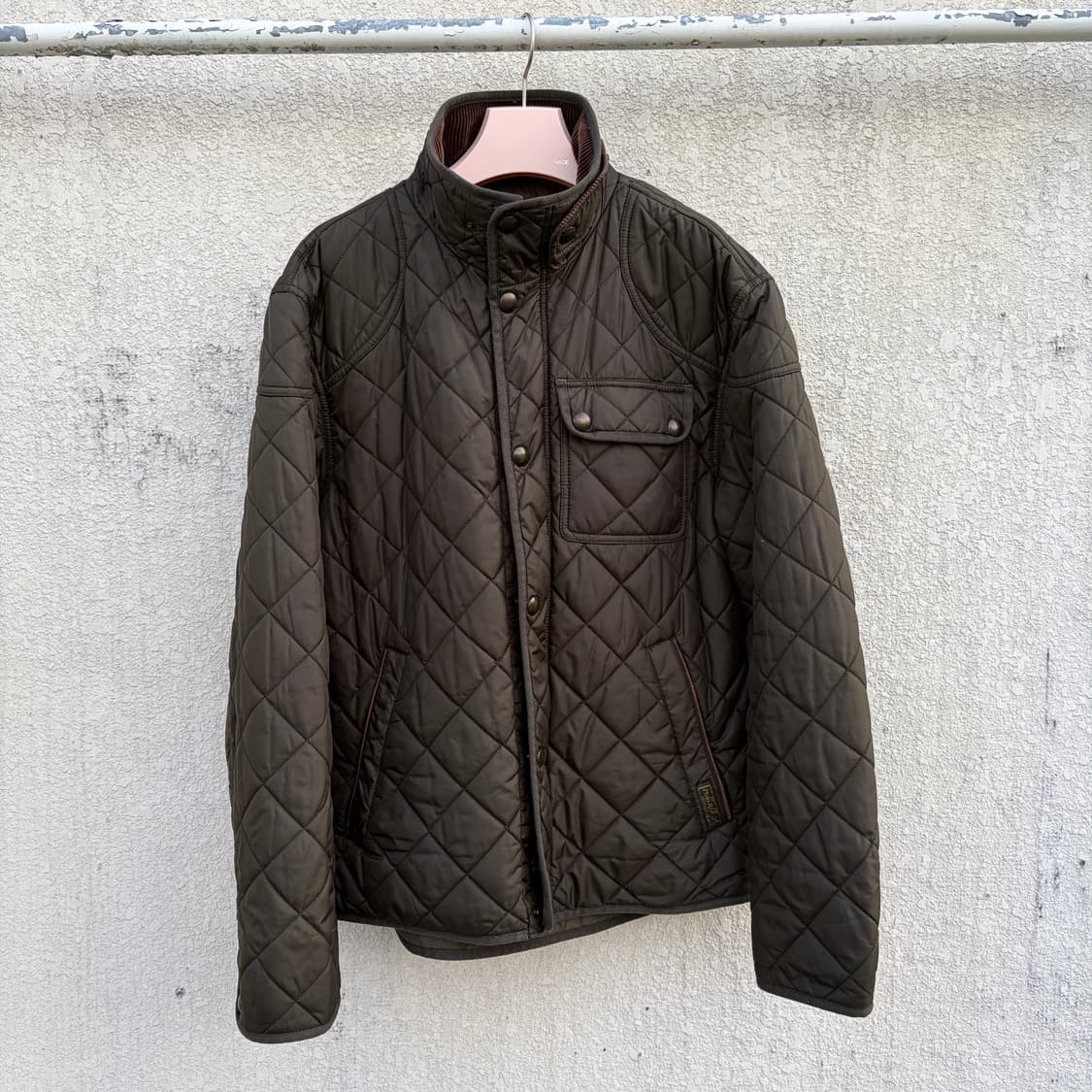 XL)폴로 랄프로렌 카키 퀄팅 투웨이 자켓 상품이미지1