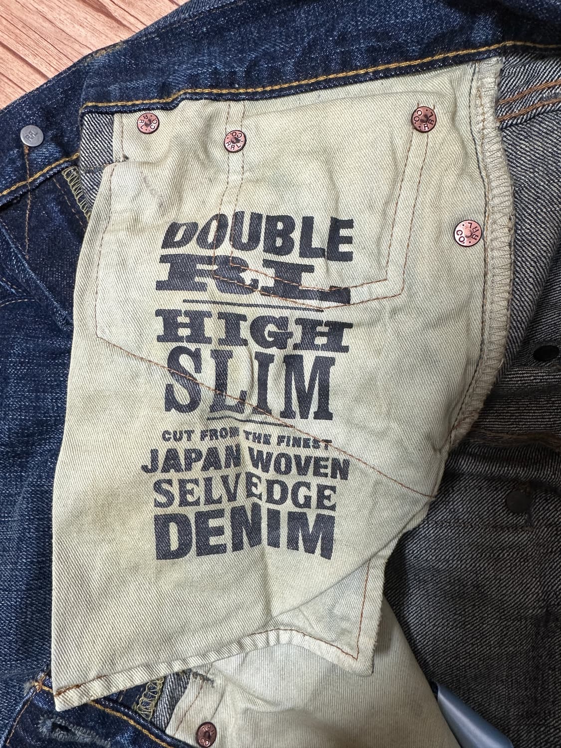 더블알엘 RRL 하이슬림 베이뷰 셀비지진(30X30) 상품이미지8