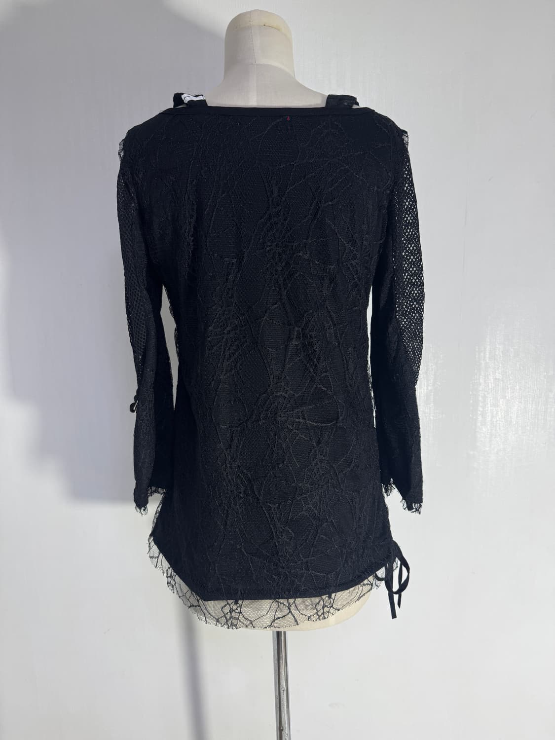 Acdc rag 스컬 스파이더 웹 롱슬리브 아나키 펑크 y2k 상품이미지4