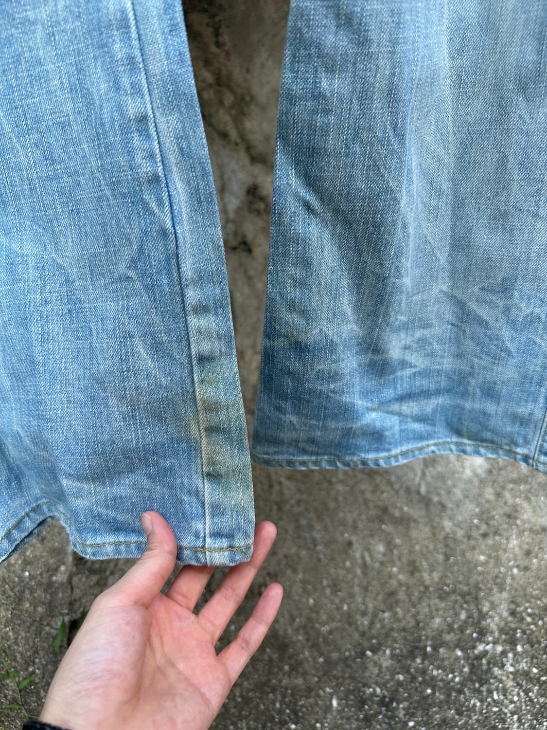 Easy Riders 00s destroyed flare denim pa 상품이미지8