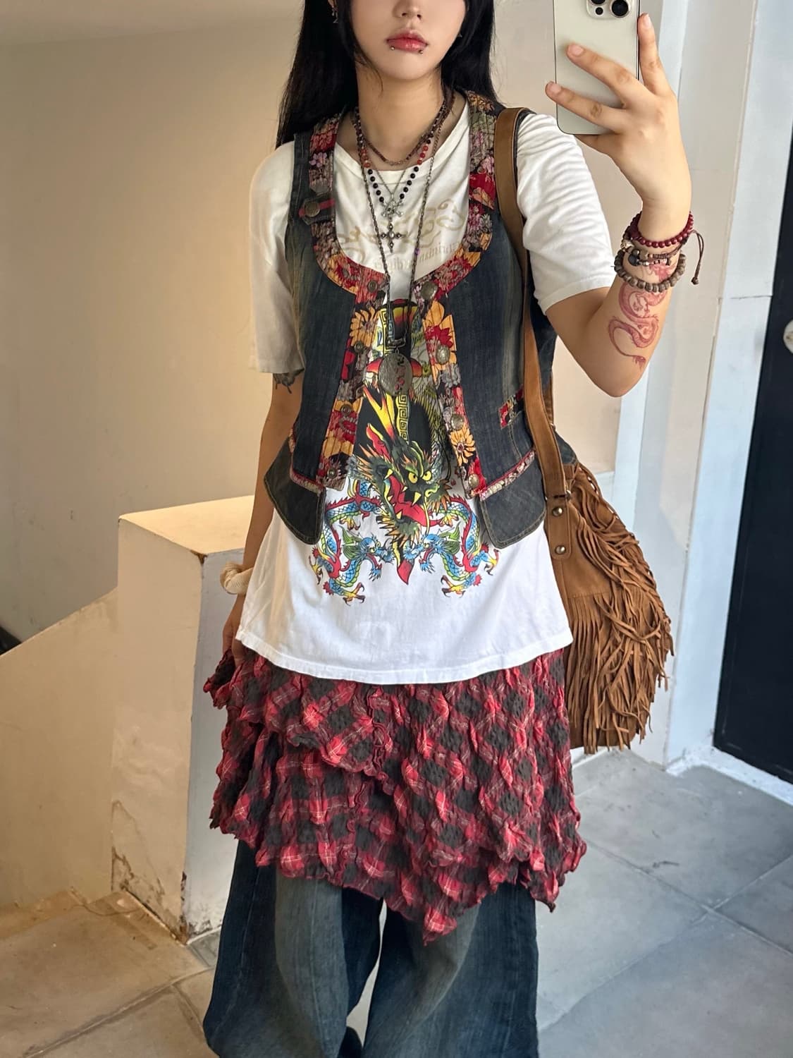 Ed Hardy Oriental Printed  Short Sleeve 상품이미지5
