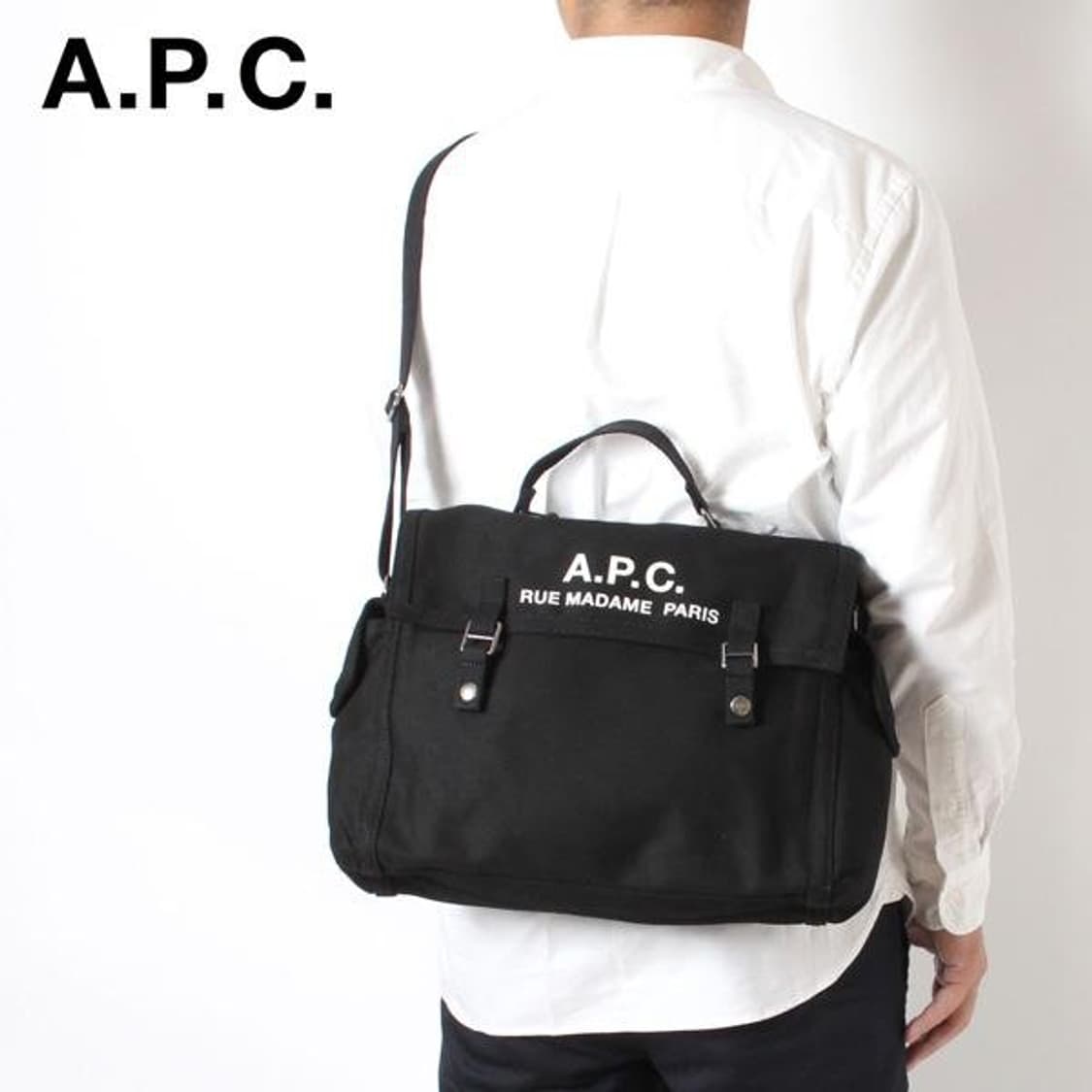 (새상품60%할인)26년 신상 APC 아페쎄 사첼 메신져백 다크 네이비 상품이미지8