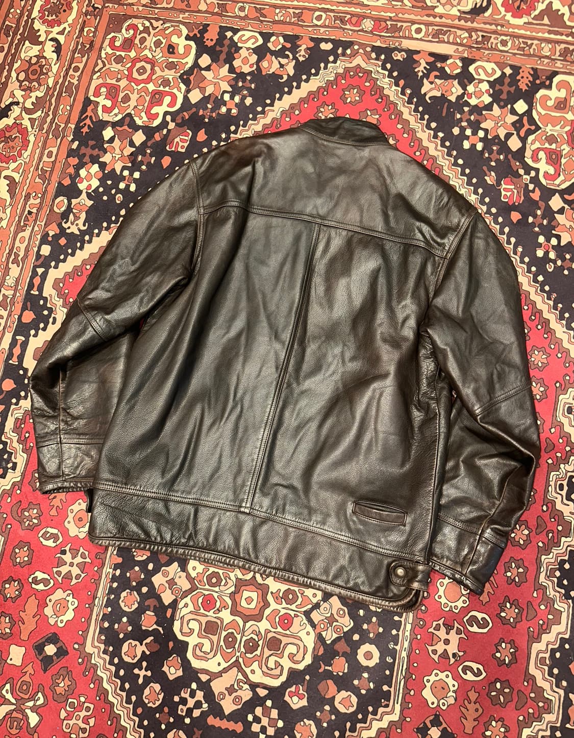 ( XL-2XL ) 워크웨어 아메카지 빈티지가죽 레더자켓 에이징가죽 상품이미지4