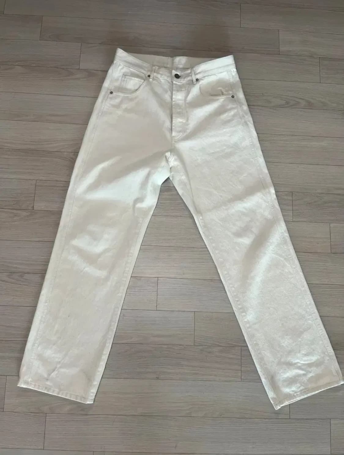 이얼즈어고 플로리스데님 와이드핏 에크루 M 상품이미지1