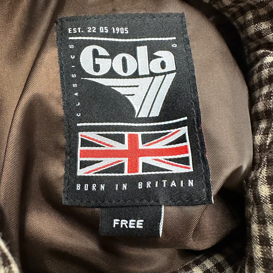 [ 정품/F ] Gola 체크 블루종 자켓 미니 스커트 세트 b15 상품이미지4