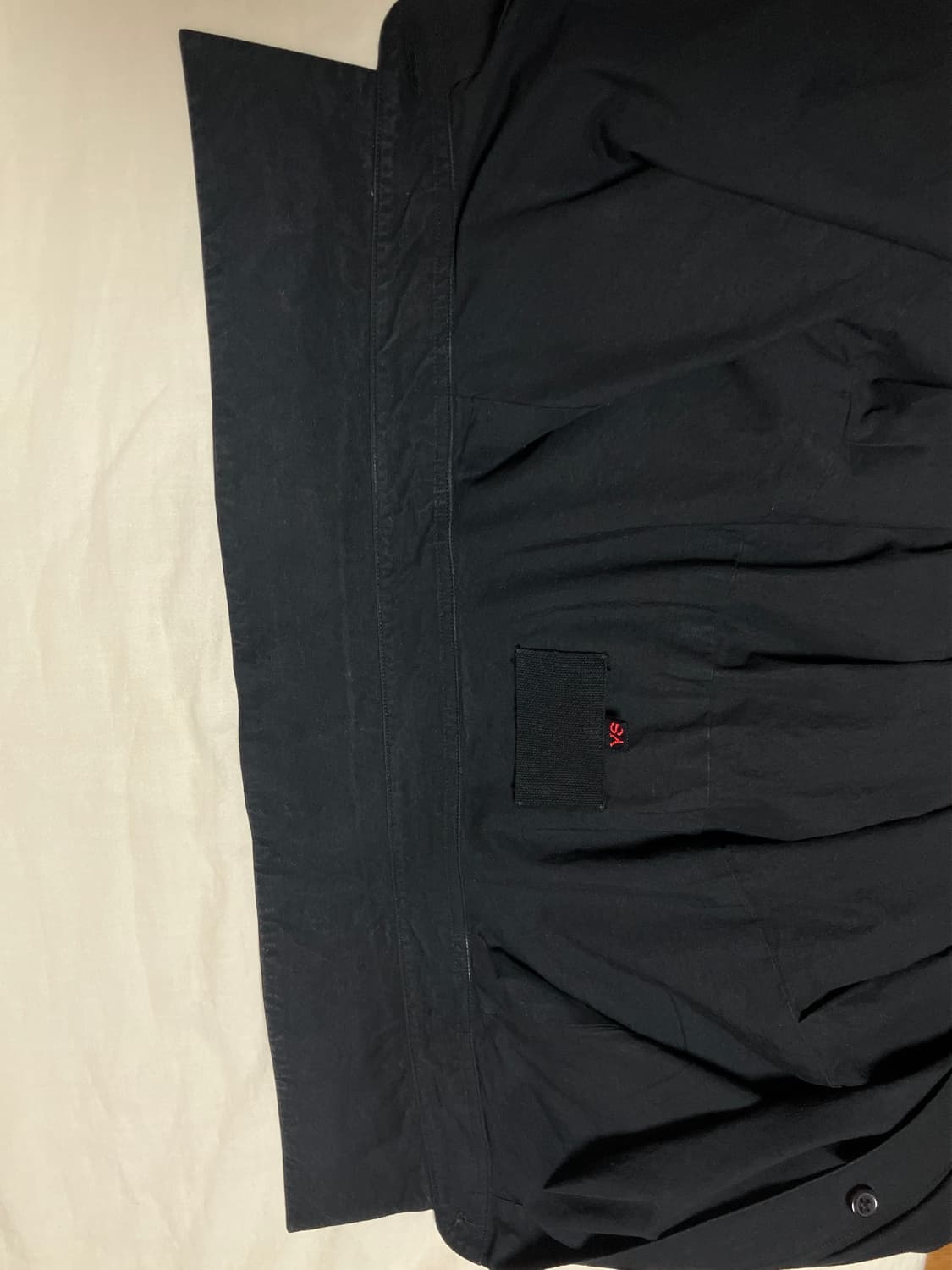 [M] 요코사카모토 레귤러 카라 셔츠 블랙 상품이미지5
