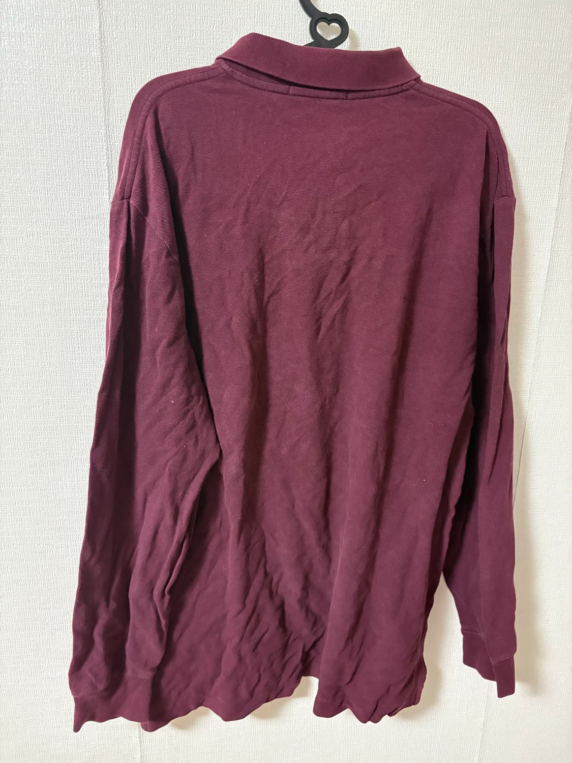 폴로랄프로렌 버건디 카라티 카라 롱슬리브 L 러블리힙 러힙 상품이미지2