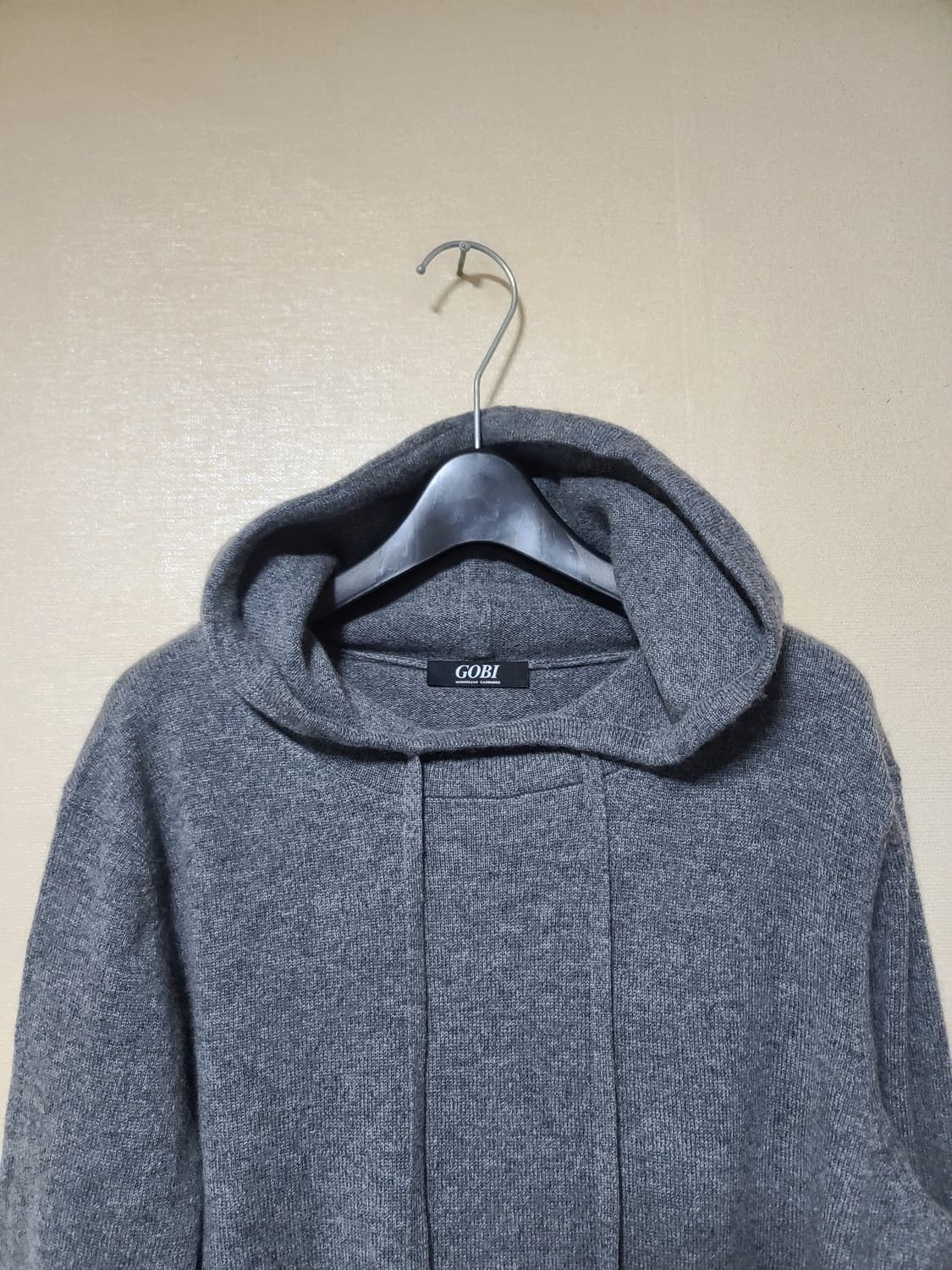 고비 캐시미어 후드 니트 상품이미지2