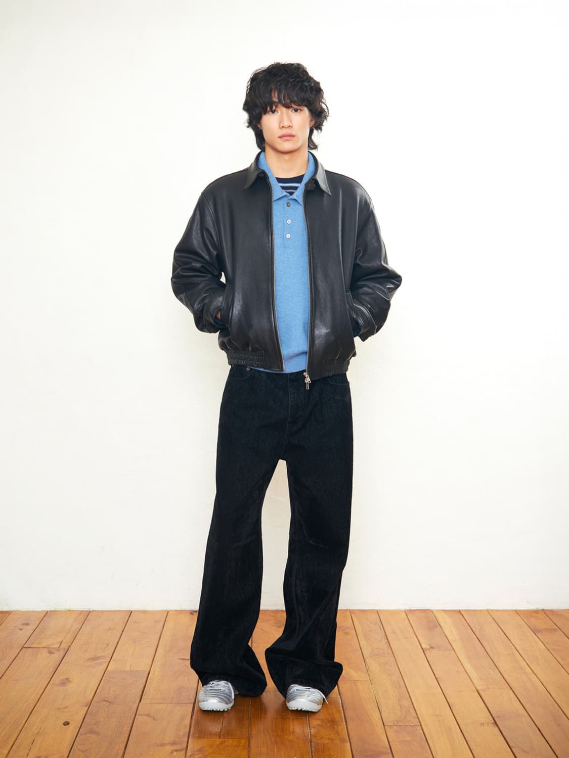 로우클래식 램스킨 해링턴 자켓 M 상품이미지2