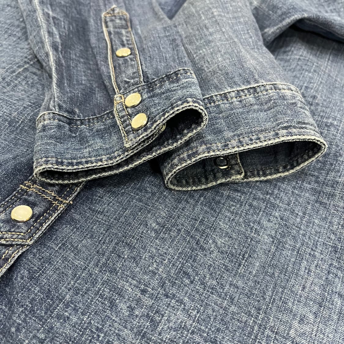 [S] 타미힐피거 웨스턴 데님 셔츠 청남방 3918 상품이미지5