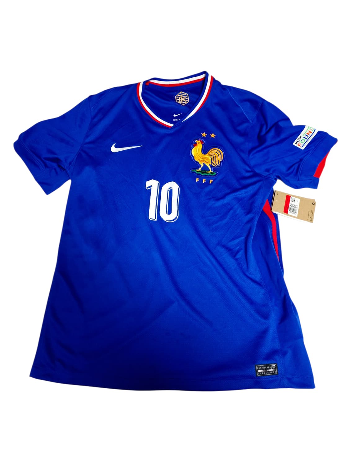 택24-26 나이키프랑스 국대 음바페 10번 마킹 유니폼 L 하자있음 상품이미지1