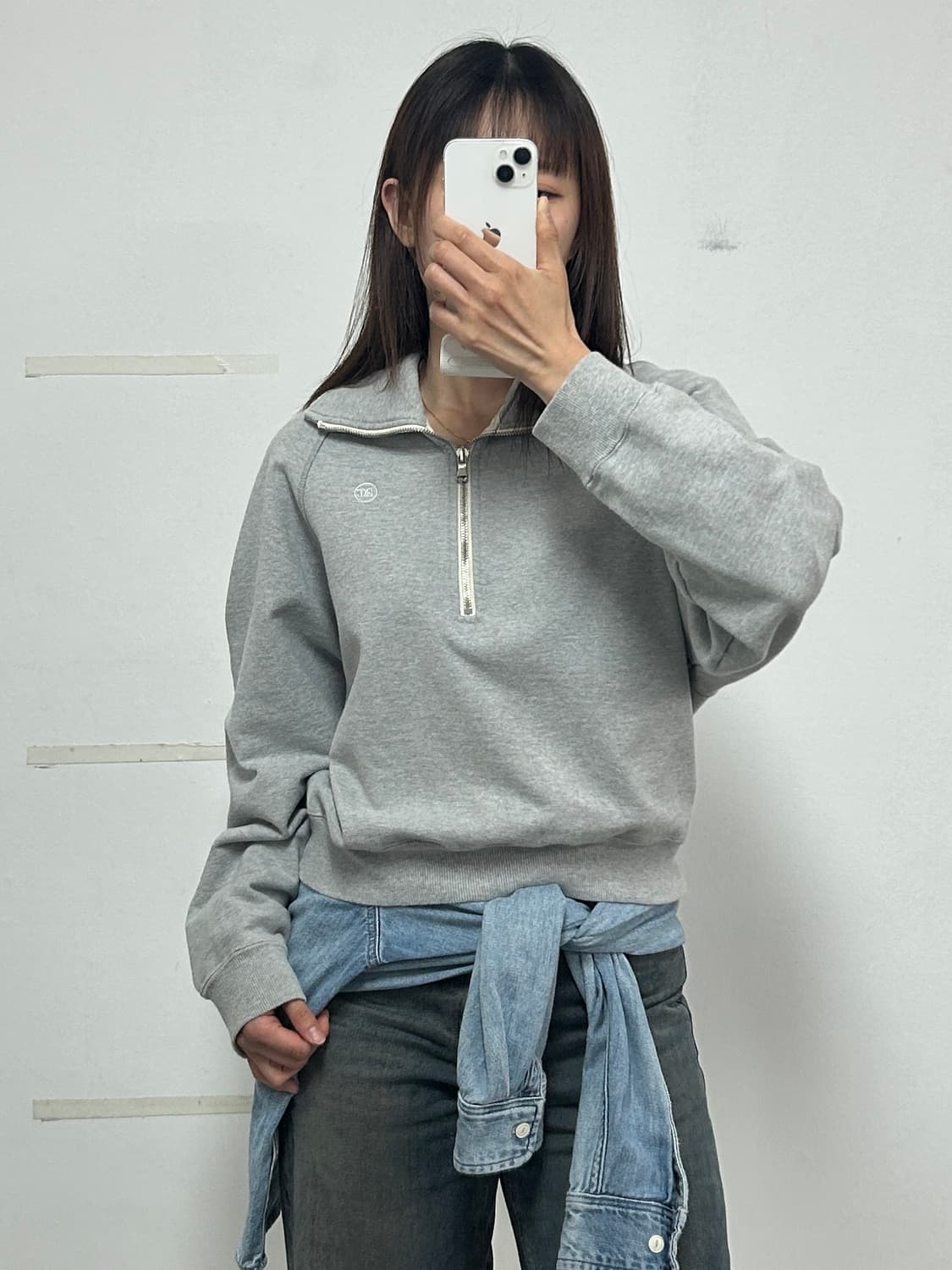 렉토 RC 로고 하프 집업 스웻셔츠 맨투맨 상품이미지1