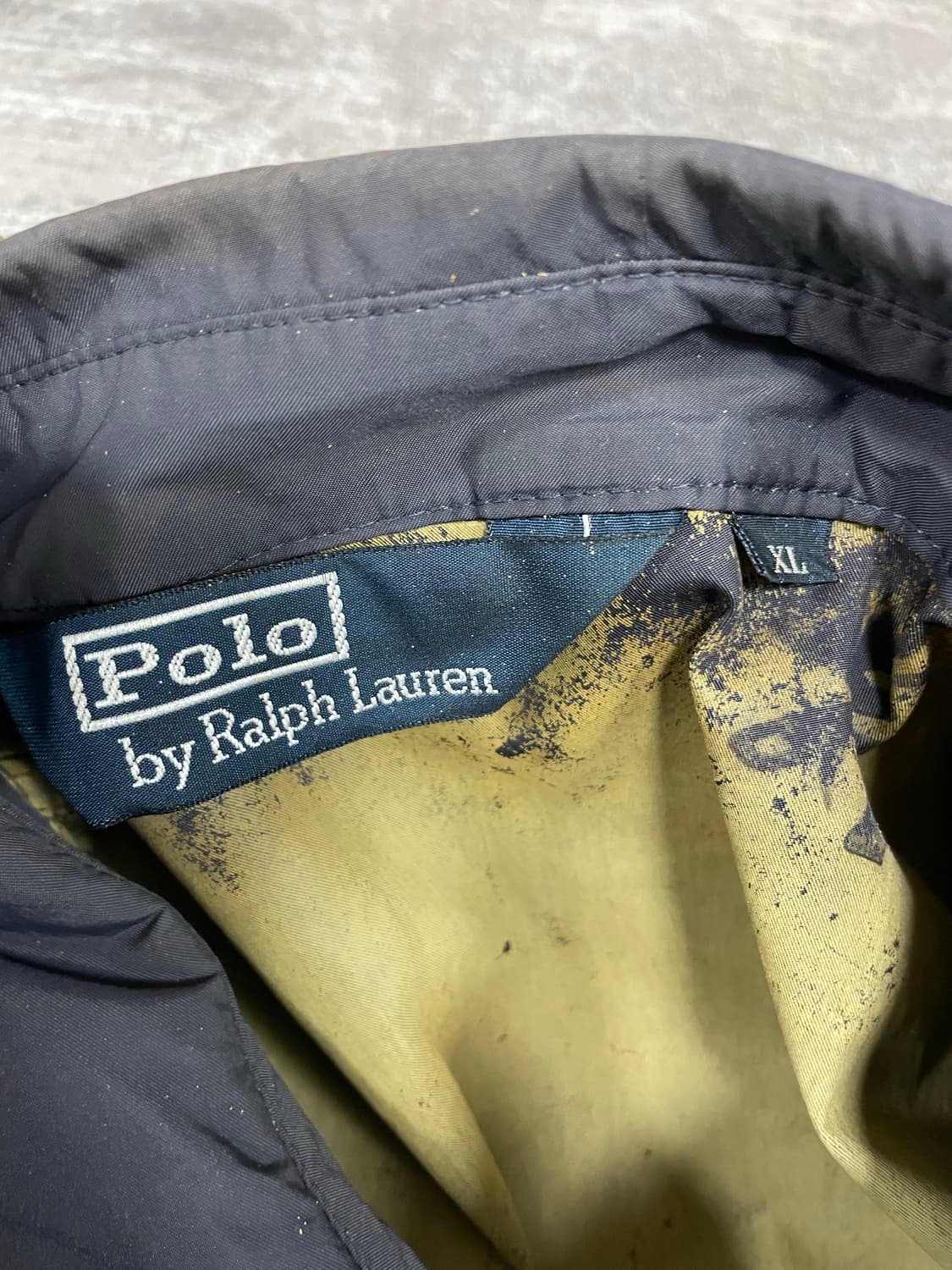 90s Polo RL 홀겹 야상 LAMPO지퍼 상품이미지6