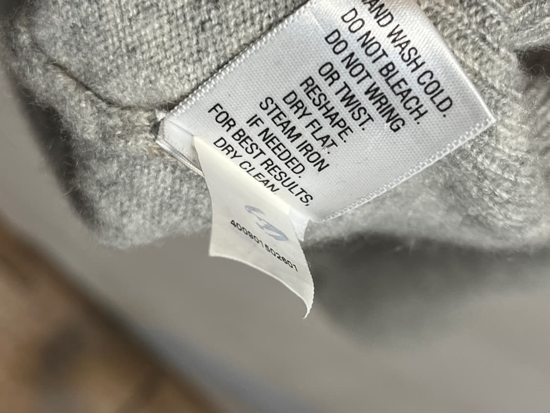 캐시미어 니트 아가일 패턴 니트 상품이미지7