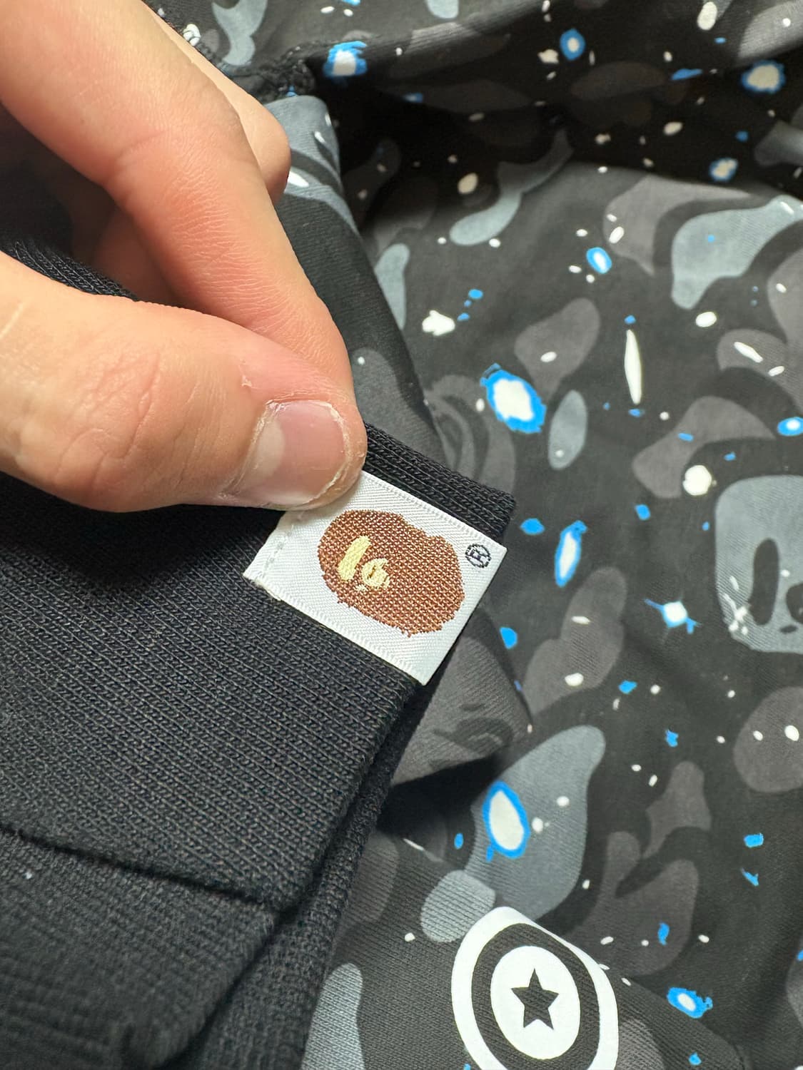 베이프 샤크후드 스페이스 카모 새상품 상품이미지7