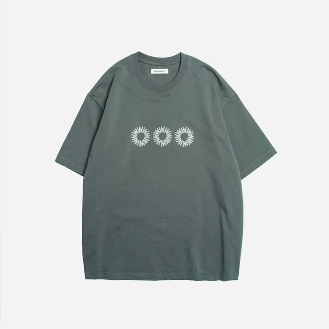999휴머니티 반팔 티셔츠 카키 1 상품이미지2