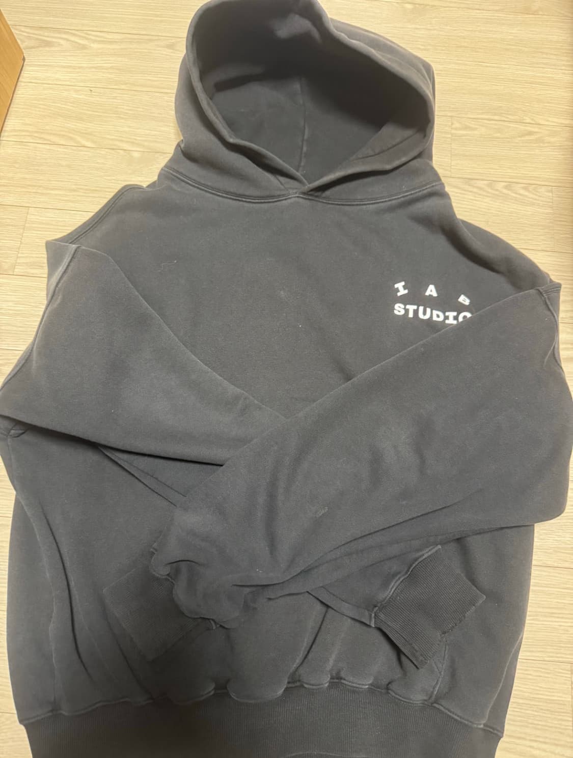 아이앱 스튜디오 후드 블랙 xl 상품이미지1