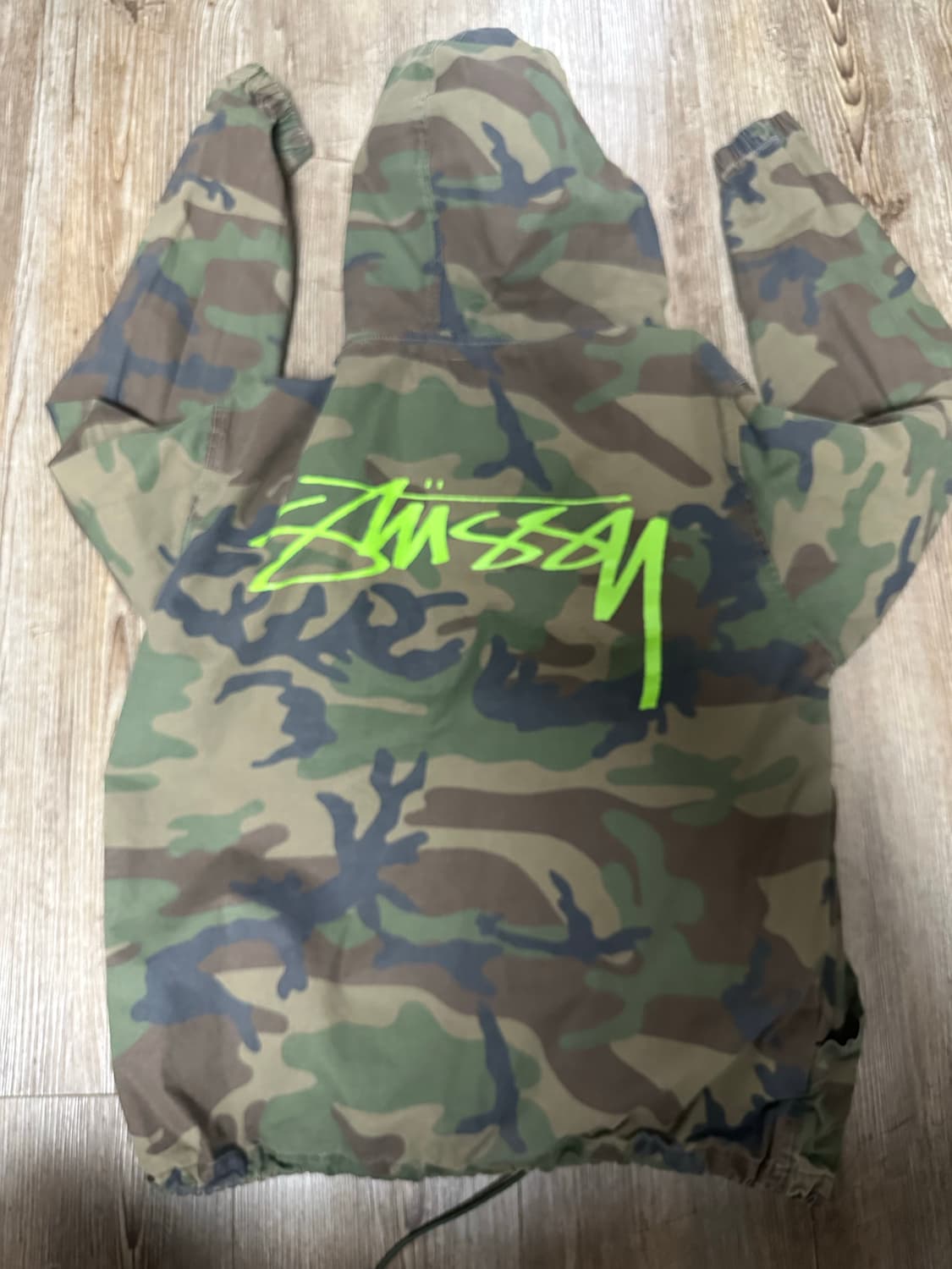 스투시 카모 후드 아노락 m 상품이미지2