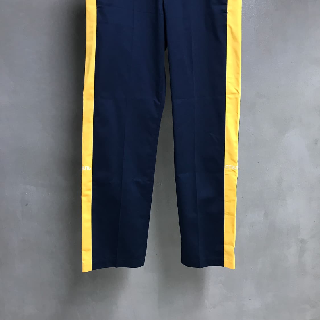 헤론프레스톤 네이비 배색 팬츠 M 상품이미지3