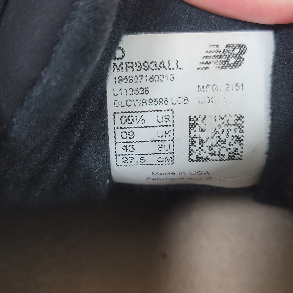 [275]뉴발란스x에임레온도르 993 토프 #자운드990992270280 상품이미지6