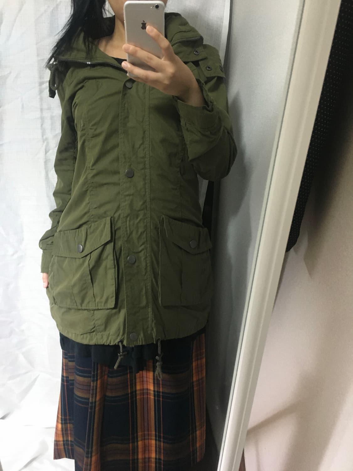 Ozoc 카키 야상 상품이미지5