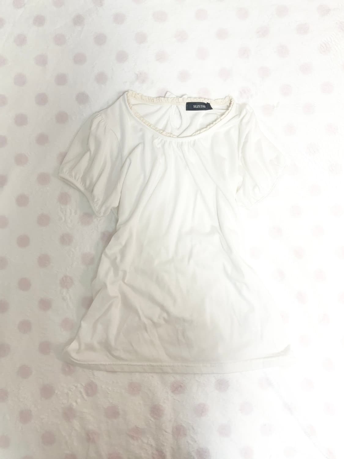 일본빈티지 레이스 리본 퍼프 반팔 히메갸루 라떼갸루 갸루반팔 상품이미지2