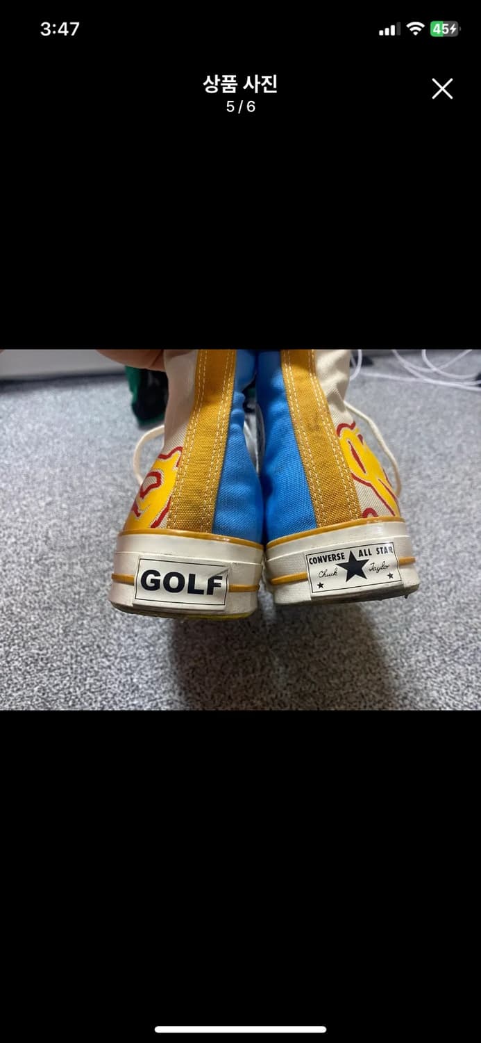 [Converse] 컨버스 Golf Wang 척70하이 300사이즈 상품이미지5
