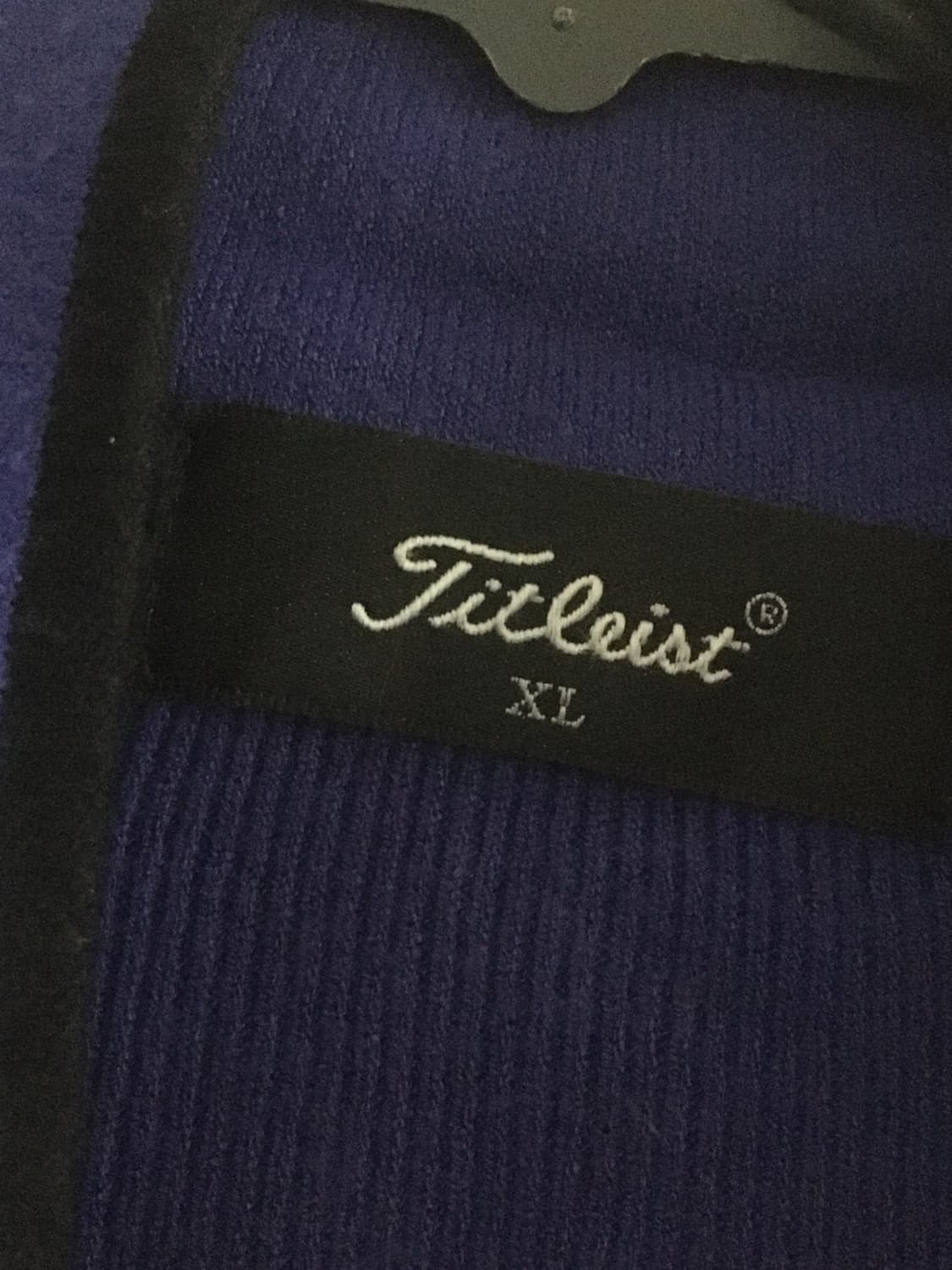 타이틀리스트 퍼플 골프 집업 XL 상품이미지2