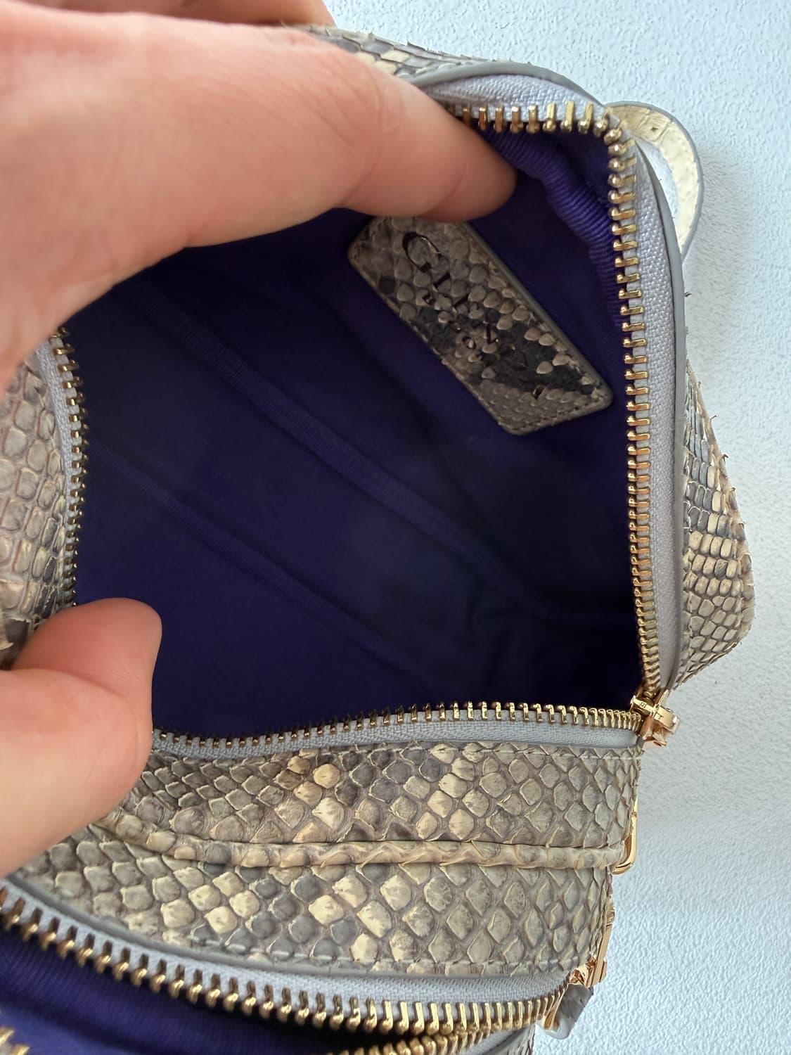 GLENDA 리얼 파이톤 크로스백 상품이미지7