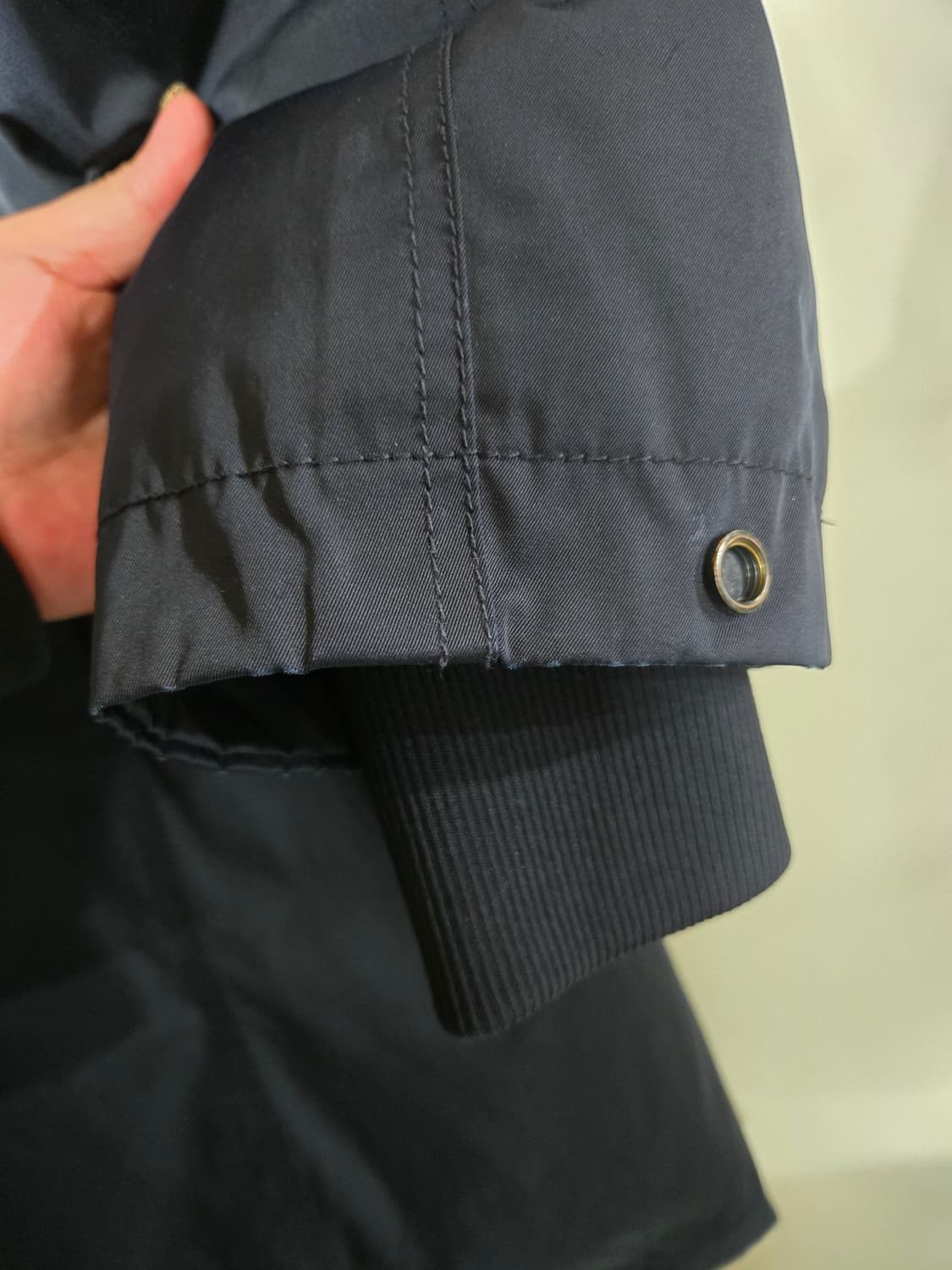 스튜디오 톰보이 여성 구스 네이비 롱 패딩 폭스 퍼 free 상품이미지5