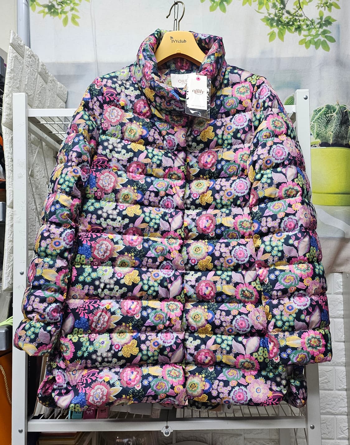 오일릴리 여성패딩 77 플라워 구스다운패딩 AD26 상품이미지1