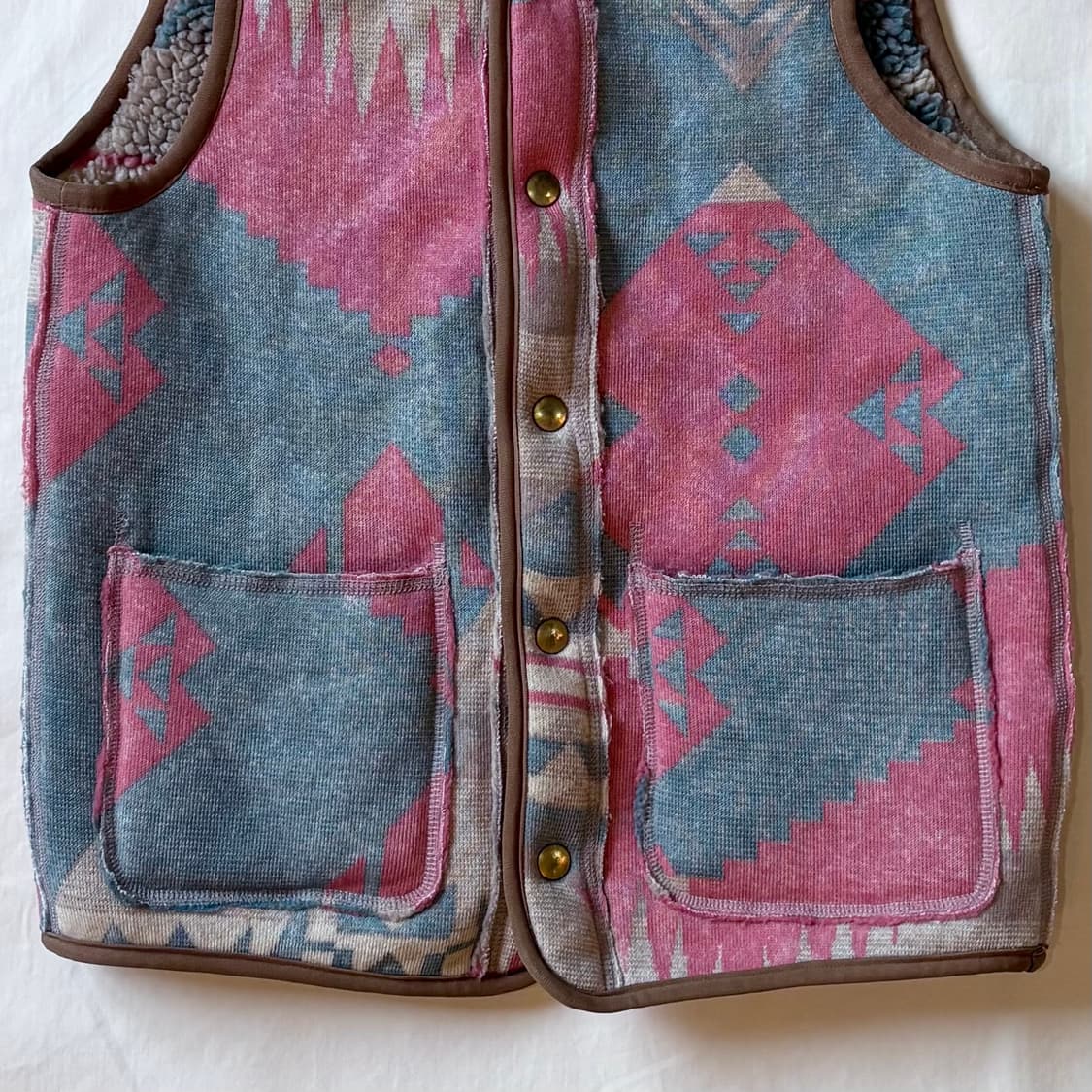 (1 S) KAPITAL 네이티브 나바호 리버서블 플리스 베스트 상품이미지3