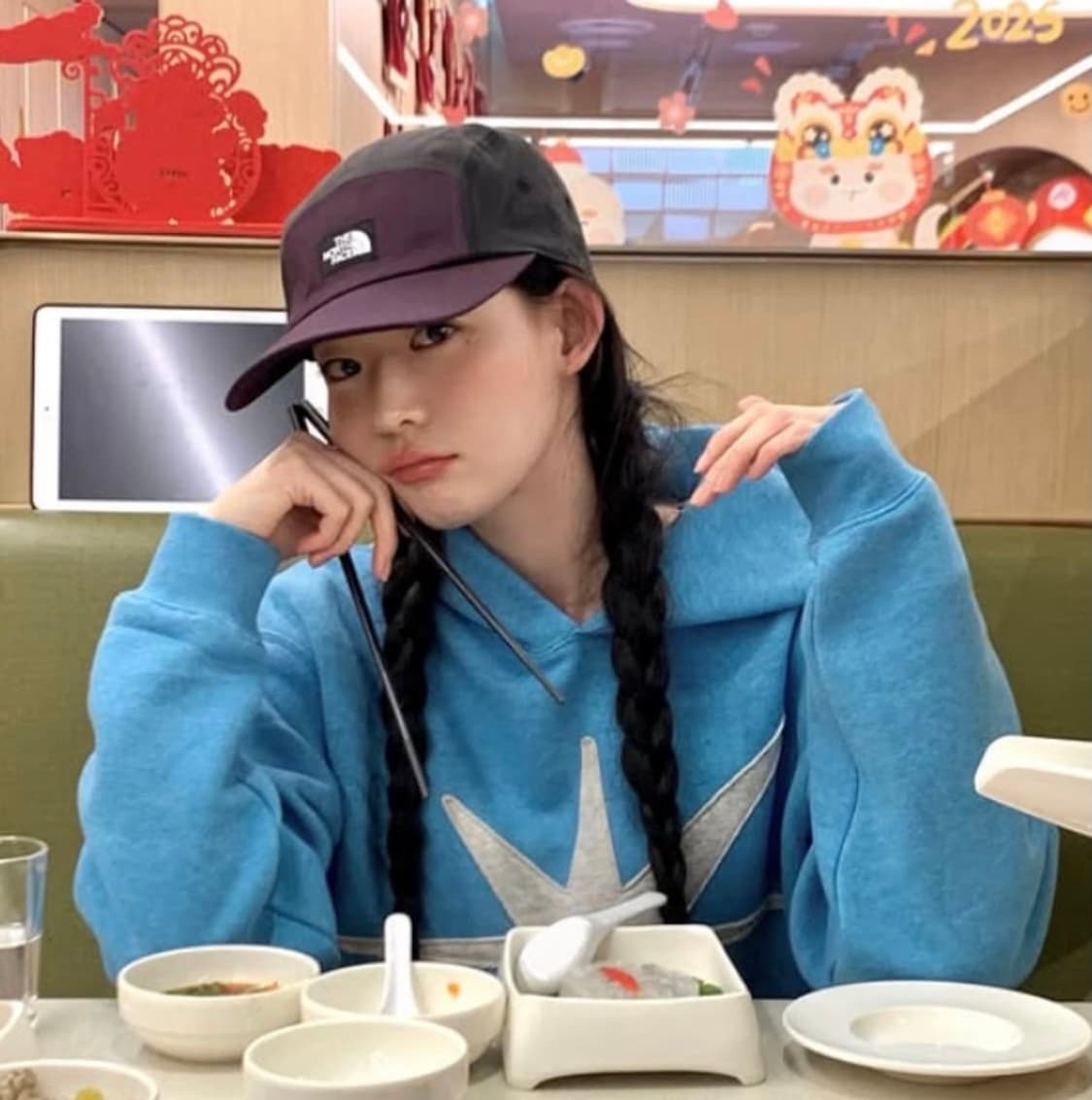 노스페이스 캡 모자 퍼플 삽니다 상품이미지1