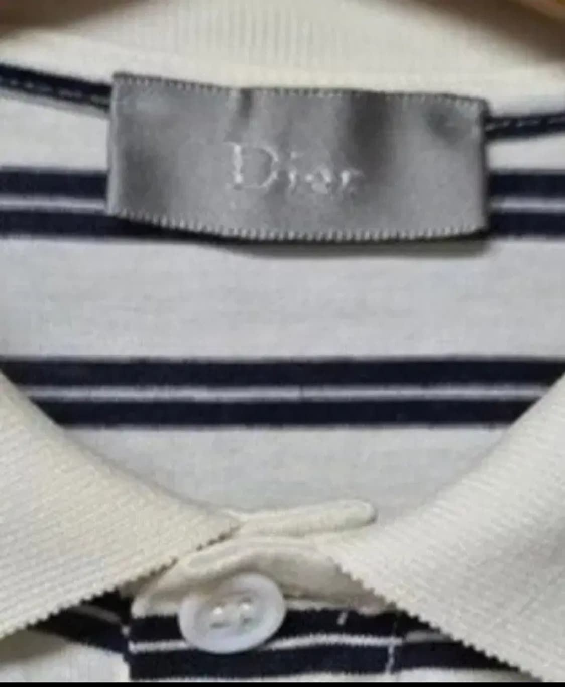 [정품] DIOR 디올옴므 여성 스트라이프 반팔티. 싸이즈 S 상품이미지3
