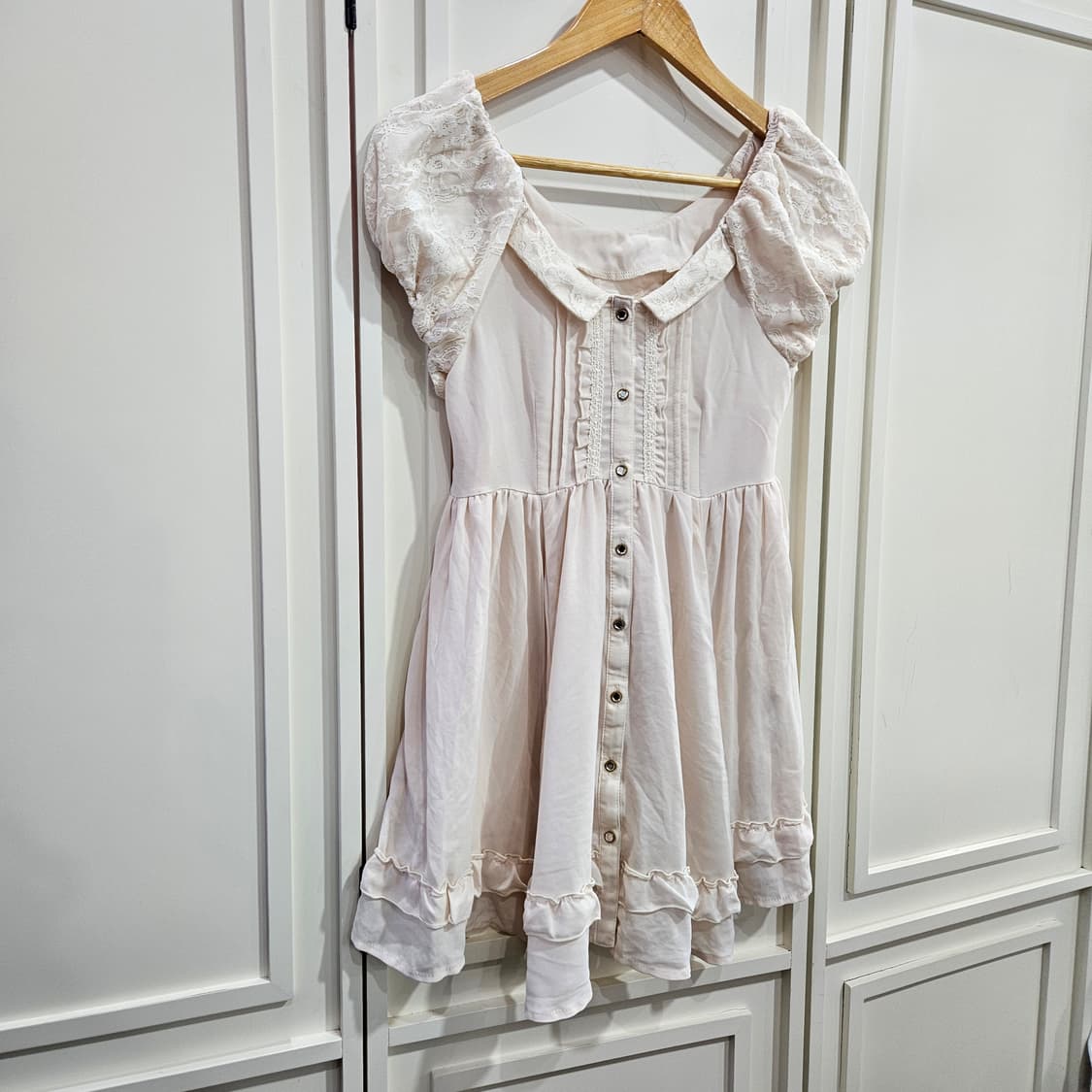 엑시즈팜(Axes femme) 레이스 리본 원피스 상품이미지2