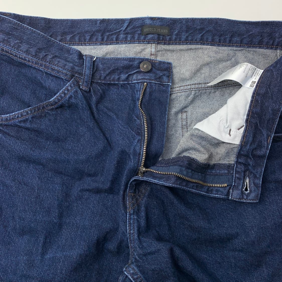 [36/정품] 유니클로 와이드핏 진 데님 팬츠 L2-0033 상품이미지4