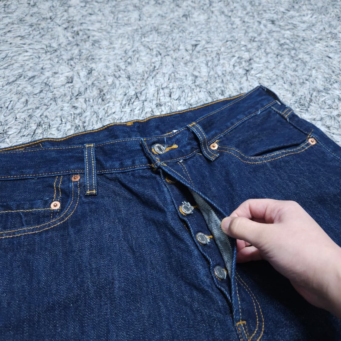 리바이스501) 허리32 남자 일자청바지 / 왕눈이샵 상품이미지3
