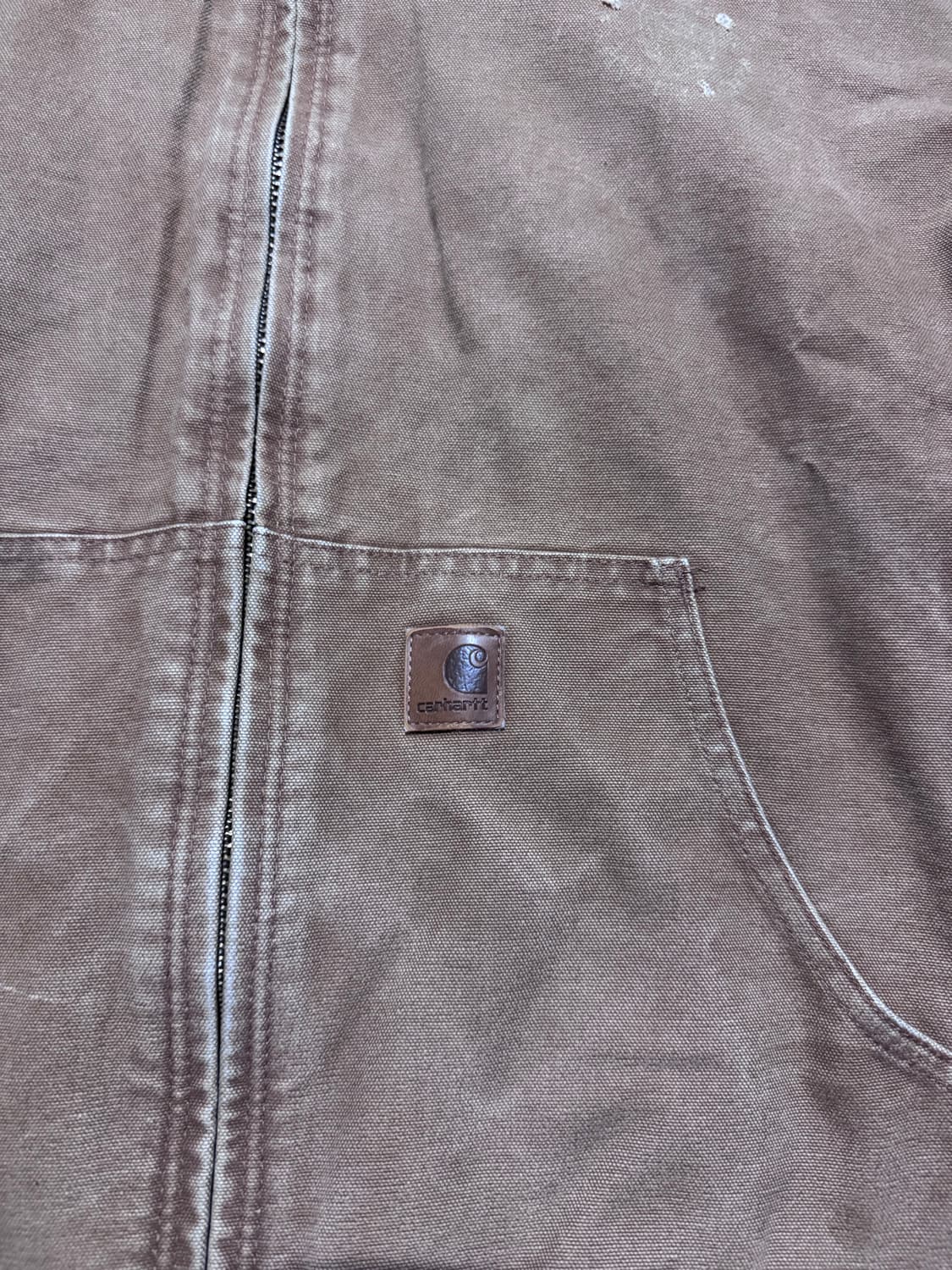 칼하트 J130 브라운 액티브 자켓 XL 상품이미지6