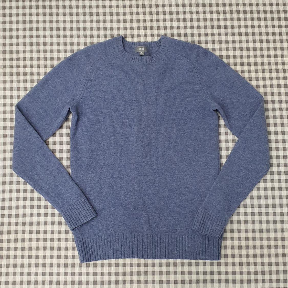 유니클로 울100 긴소매 니트 남자95 상품이미지1