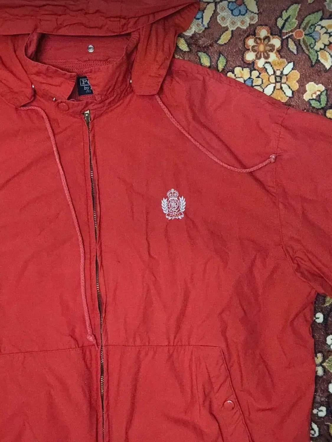 [L공용]90s 에스에이치 폴로 랄프로렌 킹엠블럼 후드 바람막이 상품이미지4