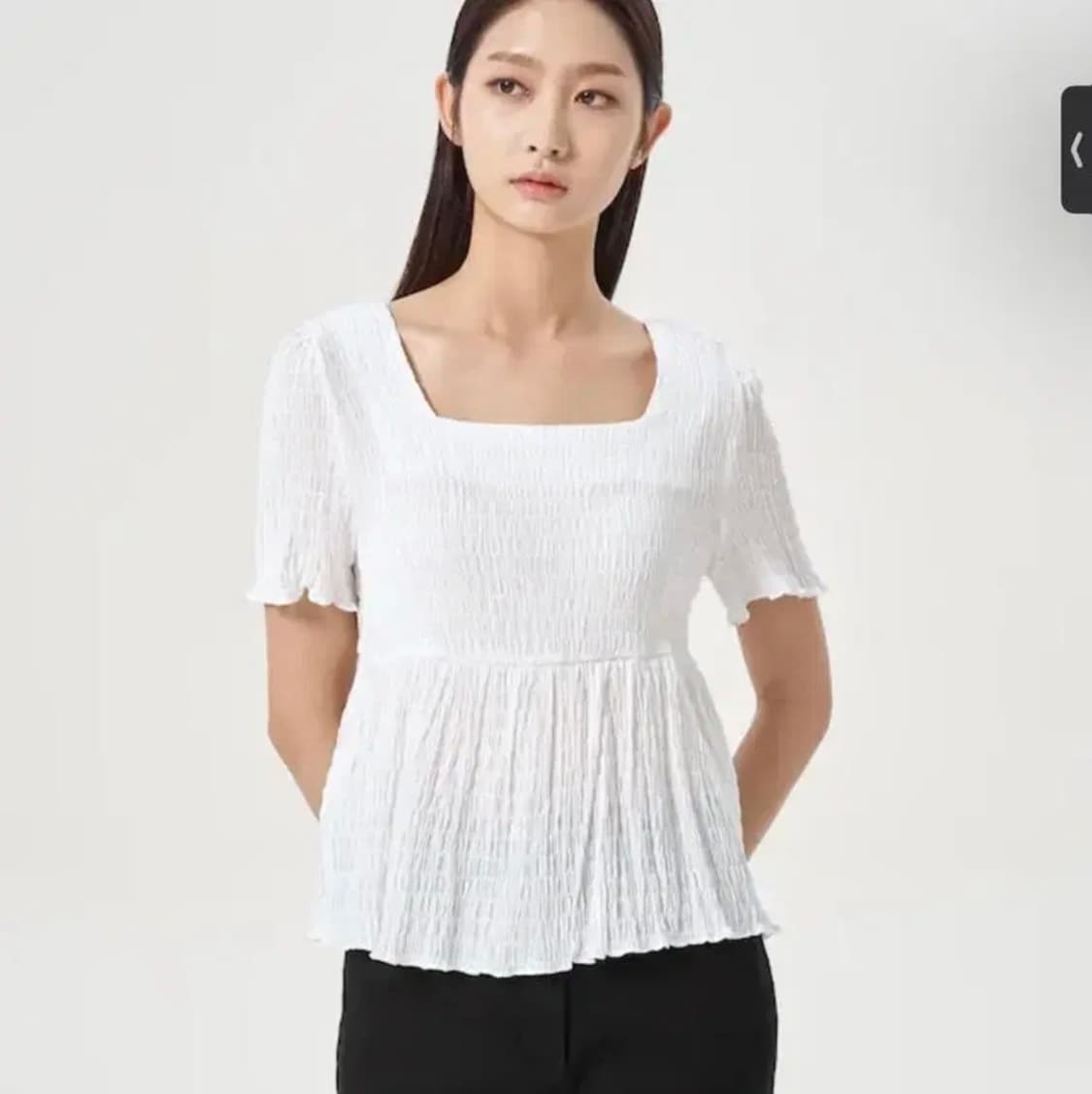 에잇세컨즈 반팔 블라우스 상품이미지1