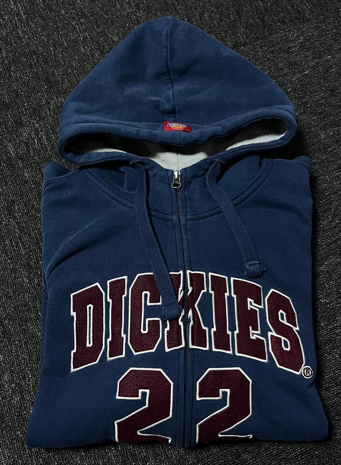 Dickies 디키즈 로고 넘버링 풀집업 후드 상품이미지3