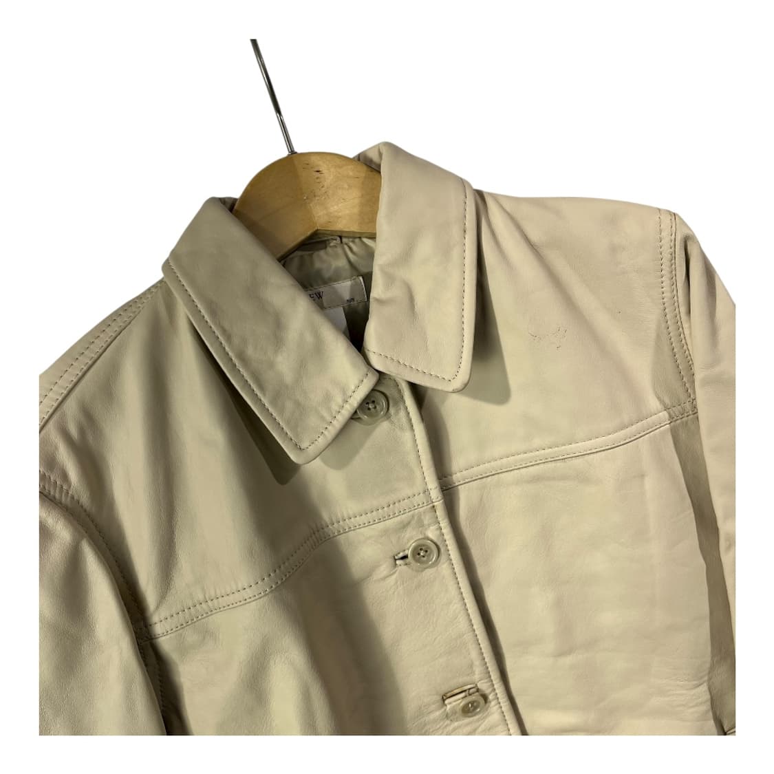 [J.Crew] 제이크루 크림 가죽자켓 상품이미지3