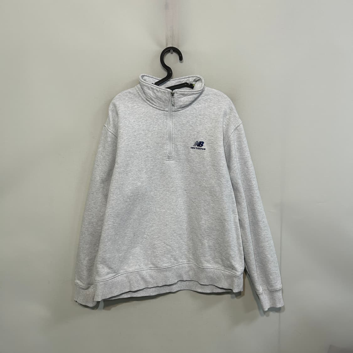 뉴발란스 남성 기모 하프집업 100 상태최상 상품이미지1