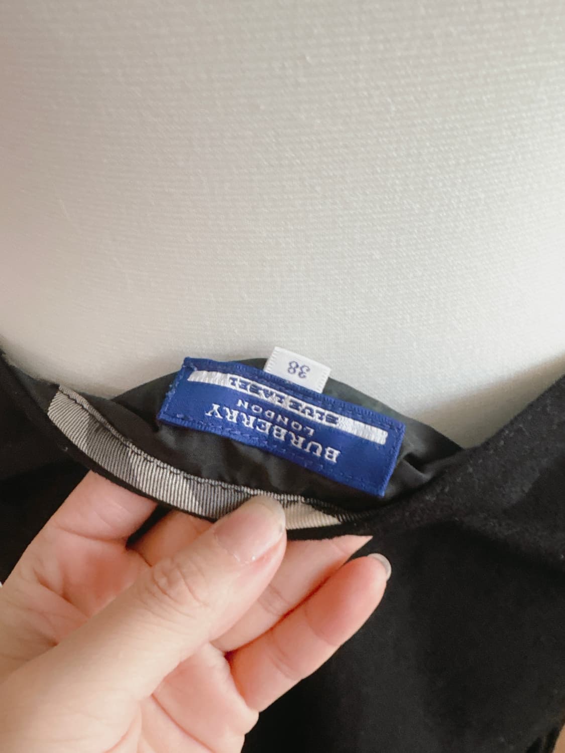 버버리 블루라벨 모직 플레어스커트 38 상품이미지3